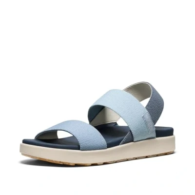 Image of KEEN Women&#039;s Elle Backstrap Wedge Sandals, Faded Denim Skyway, 6 UK