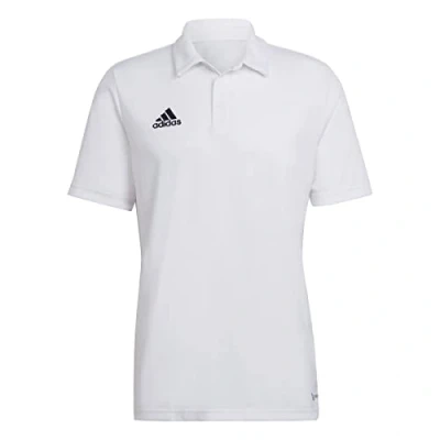 Image of adidas Men&#039;s Entrada 22 Polo Shirt (Plus Size), White, L Extra Tall