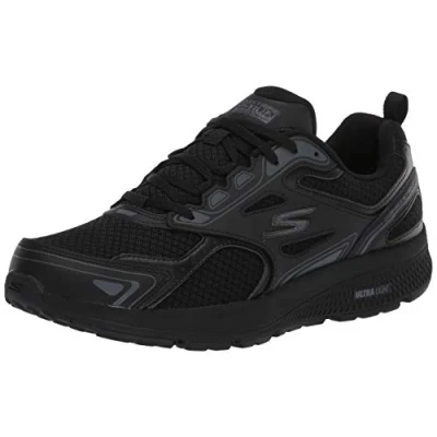 Image of Skechers Womens Consistent Sneaker, Black, 10 Wide US