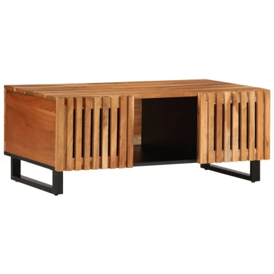 Image of vidaXL Coffee Table 100x55x40 cm Solid Wood Acacia