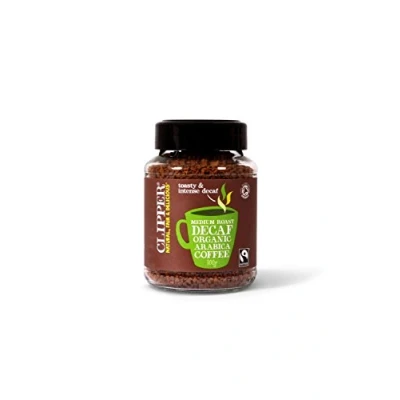 Image of Clipper Fairtrade Organic Instant Freeze Dried Medium Coffee 100g (Case of 6)