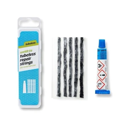 Image of Ammaco Weldtite Tubeless Puncture Repair Strings For External Use Kit Tyre Plugs PAIR