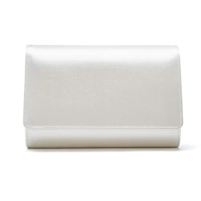Image of Rainbow Club Women&#039;s Dafnee Clutch, Ivory Satin, S UK