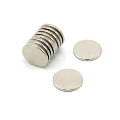 Image of N42 Neodymium Magnet for Arts, Crafts, Model Making, DIY, Hobbies, Office, and Home 20mm dia x 2mm thick 2.6kg Pull Pack of 10