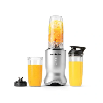 Image of nutribullet Ultra 1200W Personal Blender Silver with Rapid Extractor Blade, 900ml Cup, To Go Lid &amp; Guide Quiet Yet Powerful Single Serve Illuminated Interface 2 Blending Options