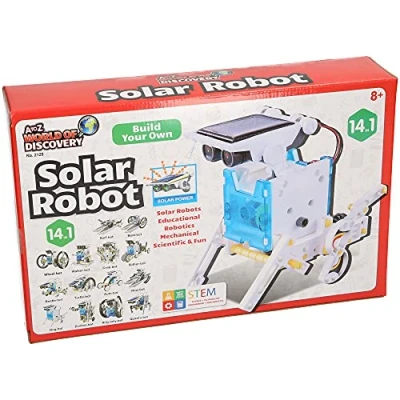 Image of A to Z 2129 Solar Robot, multicolor