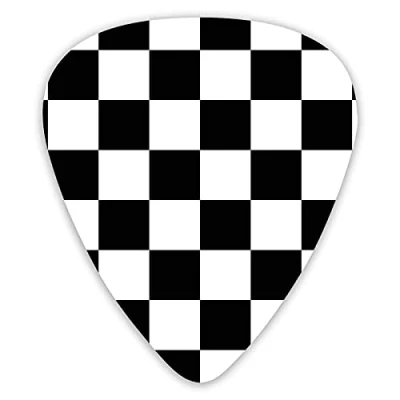 Image of Guitar Picks Checkerboard 12 Packs Variety Plectrums