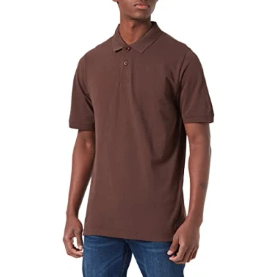 Image of JP 1880 Men&#039;s Big &amp; Tall Classic Cotton Pique Polo Shirt Gray Melange XXXXXX Large 702560 12 6XL