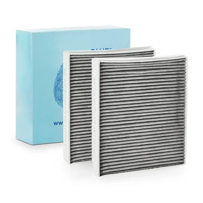 Image of 64116809933, 64116991537, 64119163329, 64119272642 Filter set, cabin air BLUE PRINT ADB112509 BMW: 5 Saloon, GT, 7