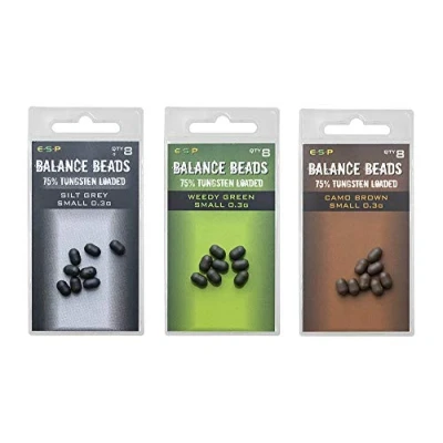 Image of ESP Tungsten Loaded Balance Beads Camo Brown: Small