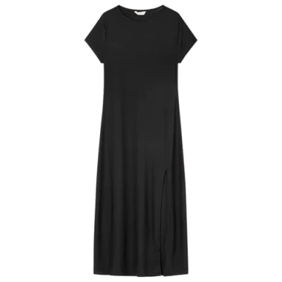 Image of SPRINGFIELD Women&#039;s Black Crochet midi Dress, L