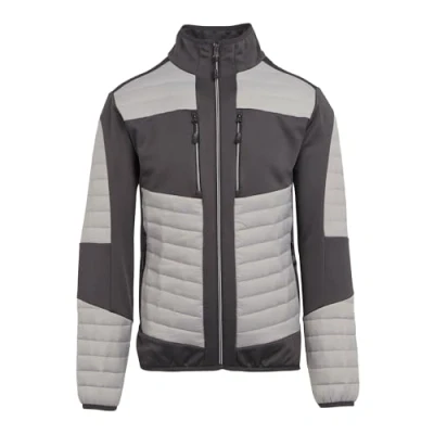 Image of Regatta Professional Men&#039;s E Volve Thermal Hybrid Jacket Mineral Grey Ash, Size: L