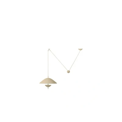Image of ferm LIVING pendant light Lod, beige, iron, Ø 50 cm
