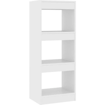 Image of vidaXL Book Cabinet/Room Divider White 40x30x103 cm Engineered Wood