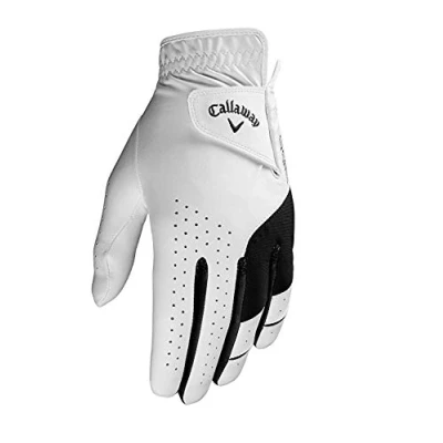 Image of CALLAWAY Men&#039;s Golf Gloves Weather Spann 2PK Left Hand, Pack of 2, Medium Large, White