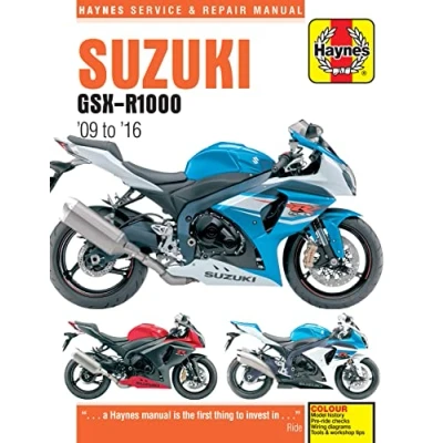 Image of Suzuki GSX R1000 (09 16) Haynes Repair Manual (Paperback)