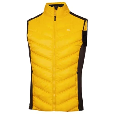 Image of Calvin Klein Mens Frontera Hybrid Golf Gilet Mustard L
