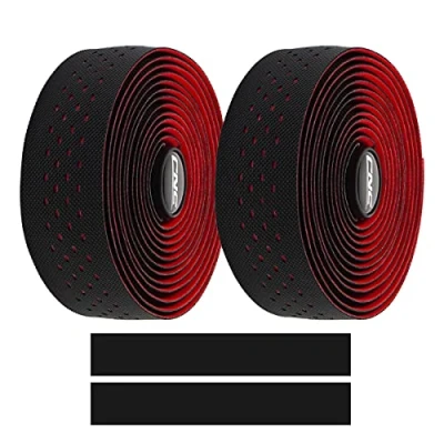 Image of CNC Road Bike Handlebar Tape,2 Rolls Bicycle Tape，Red