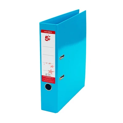 Image of 5 Star Office Lever Arch File 70mm Foolscap Blue [Pack 10]
