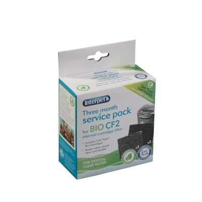 Image of Interpet 3 Month Service Pack for the Internal Cartridge Filter BIO CF2 (3 x Front Coir Tech Cartridge, Back Cartridge)