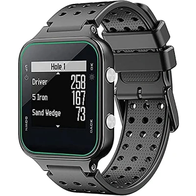 Image of Shieranlee Watch Band Compatible with Garmin Approach S20 Strap/Approach S5 /Approach S6 /Forerunner 220 230 235 630 620 735 Silicone Watchbands