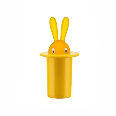 Image of A di Alessi Magic Bunny Toothpick, Yellow (ASG16 Y) , 12 x 8.5 35 cm