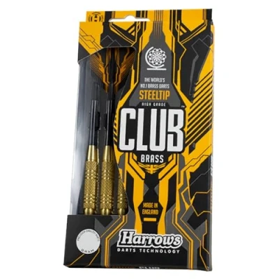 Image of Harrows 180910 DARTS CLUB BRASS B101 / ED107 12050024 @21 GRMS Dartboards, Multicolored, One Size