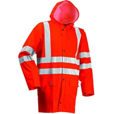Image of Lyngsoe LR55 05 XXXXL Size 4X Large Jacket Hi Viz Orange