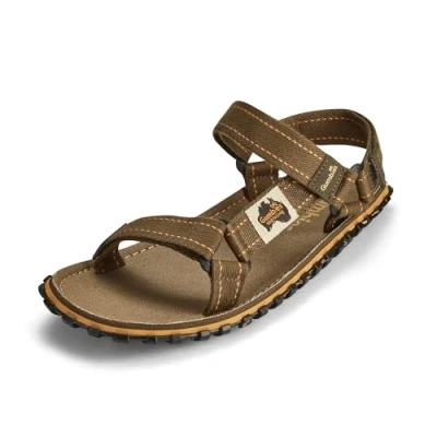 Image of Gumbies Tracker Unisex Sandal, with Supersoft Cotton Adjustable Straps, Footbed &amp; Recycled Rubber Sole Comfort Guaranteed Khaki EU38