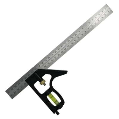 Image of Dapetz ® Combination Square 300mm Metric Accurate Carpentry Made of Metal with Stop Ruler and Scribing Tool Adjustable Woodworking Measurement.