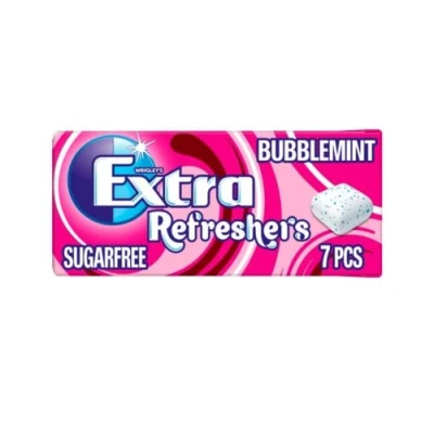 Image of Wrigley&#039;s Extra Refreshers Gum Bubblemint 7 Piece x 15 pack