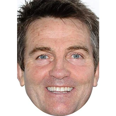 Image of FoxyPrinting Bradley Walsh Tv Stars 2018 Celebrity Cardboard Party Face Mask Fancy Dress