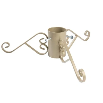 Image of Garland 5&quot; Christmas Tree Stand Gold Sparkle