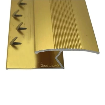 Image of Carpet, Wood and Laminate Floor Edging Z Section Gold 900mm