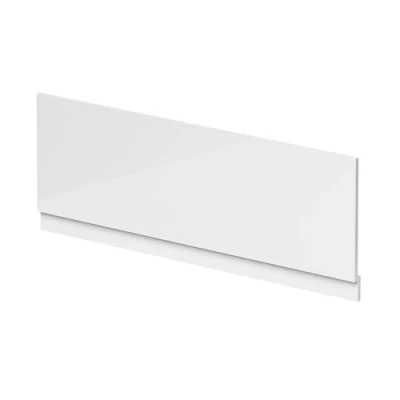 Image of 1600mm MDF Bath Front Panel &amp; Plinth Gloss White