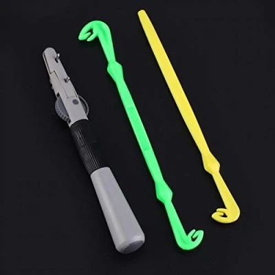 Image of Alomejor Fishing Hook Tier, Manual Tying Knot Tool Quick Loop Tyer, Remover Tyer