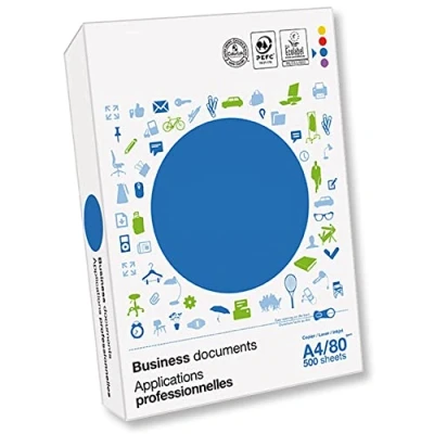 Image of A4 Paper indigo Business Office White Printer Reams of 500 (80gsm) Multifunction Laser Inkjet (1)