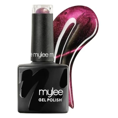 Image of Mylee Cat Eye Gel Nail Polish 8ml [Gaia] Magnetic, Glitter, Holographic, UV/LED Art Manicure Pedicure, Professional, Salon &amp; Home Use, Long Lasting Easy to Apply, Vegan Cruelty Free