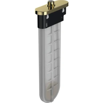 Image of hansgrohe 28020990 Hose Box (sBox) Oval Finished Set, Polished Gold Look Complete