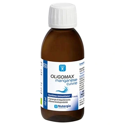 Image of Nutergia OLiGOMAX Manganèse Cuivre 150 ml