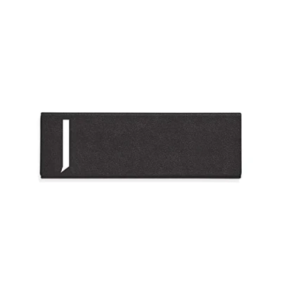 Image of Design Letters Personalised Black Metal Pencil Case for Pen, Pencil, Eraser, Ruler Ideal Stationary Storage Gift Work and School (J)