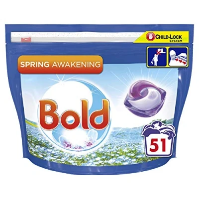 Image of Bold All In 1 Pods Washing Liquid Capsules Spring Awakening, 1229.1 grams