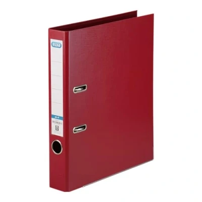 Image of ELBA Smart Pro+ 100025177 Plastic Folder 5 cm Narrow DIN A4 Bordeaux with Insert Spine Label