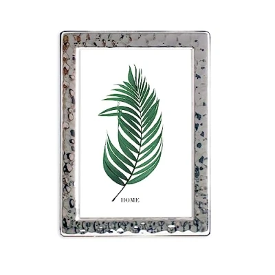Image of Inov8 Framing Tarnish Resistant Silver Plated Picture Frame Distressed Design for 6x4 Inch (15x10cm) Photo