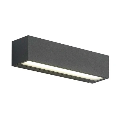 Image of Arcchio LED Outdoor Wall Light &#039;Lengo&#039; (Modern) in Black Made of Aluminium (1 Source,) from lamp for Exterior/Interior Walls, House, Terrace und Balcony