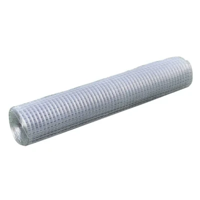 Image of vidaXL Chicken Wire Fence Galvanised Steel 25x1 m Silver