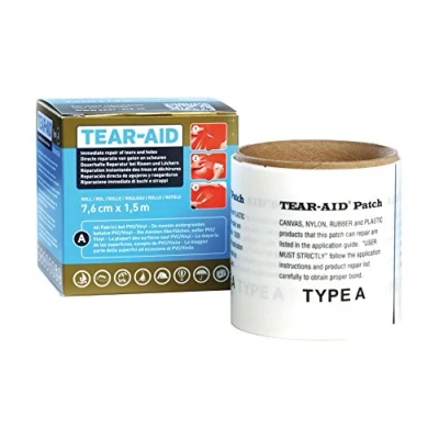 Image of Tear Aid A repair Roll 7.6 cm x1.5 m patches 7.6cmx1.5m