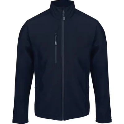 Image of Regatta Professional Men&#039;s Eco Friendly Honestly Made Recycled Softshell Jacket Navy