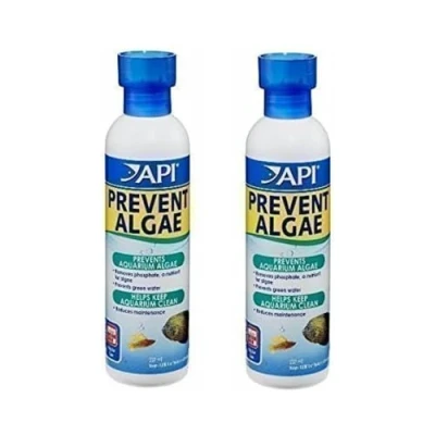 Image of API Aquarium Fish Tank Anti ALGAE Treatment Prevent 237ml KILLER Pack Of 2