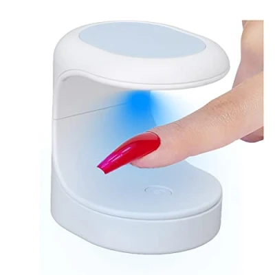 Image of ciciglow Mini UV LED Nail Lamp,16W 3pcs Light Portable Lamp Professional Fast Curing Dryer,Nail Dryer for Art Tools Manicure Kit with USB Cable